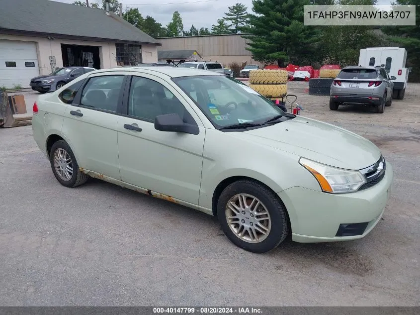 2010 Ford Focus Se VIN: 1FAHP3FN9AW134707 Lot: 40147799