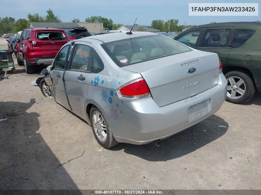 1FAHP3FN3AW233426 2010 Ford Focus Se