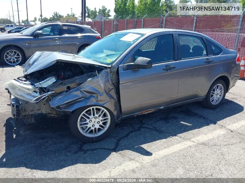 2010 Ford Focus Se VIN: 1FAHP3FN5AW134719 Lot: 40225679