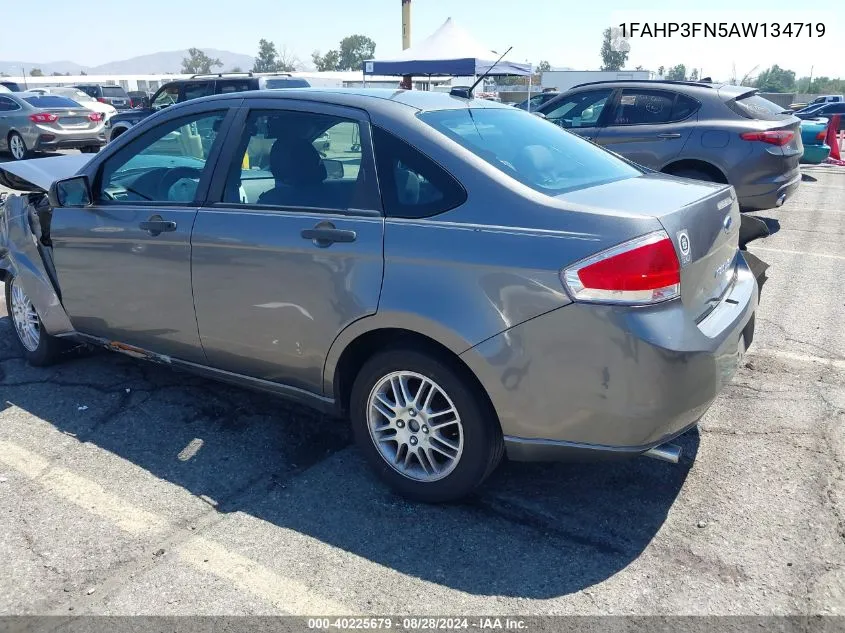 2010 Ford Focus Se VIN: 1FAHP3FN5AW134719 Lot: 40225679