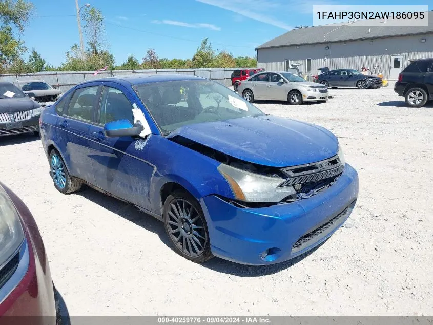 1FAHP3GN2AW186095 2010 Ford Focus Ses