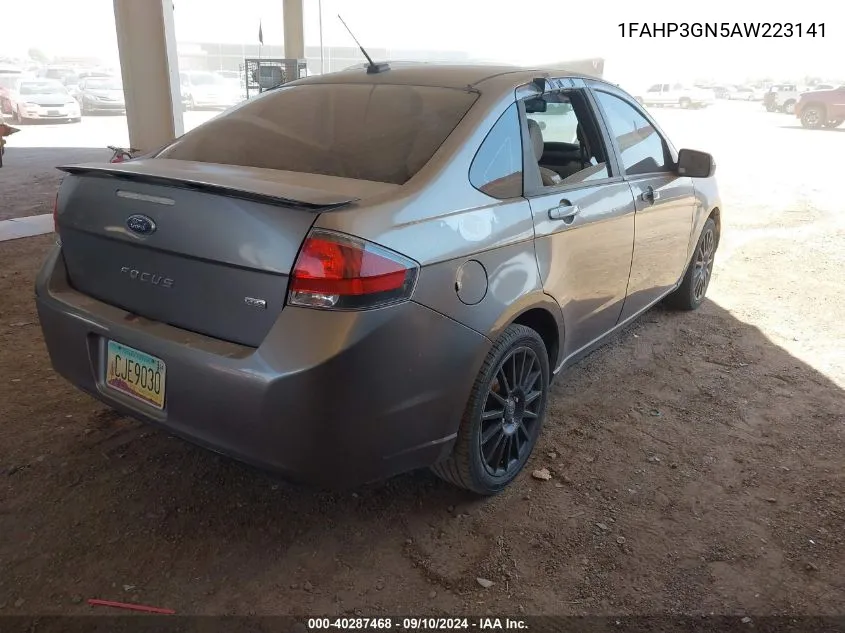 2010 Ford Focus Ses VIN: 1FAHP3GN5AW223141 Lot: 40287468