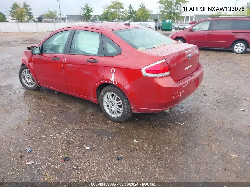 1FAHP3FNXAW133078 2010 Ford Focus Se