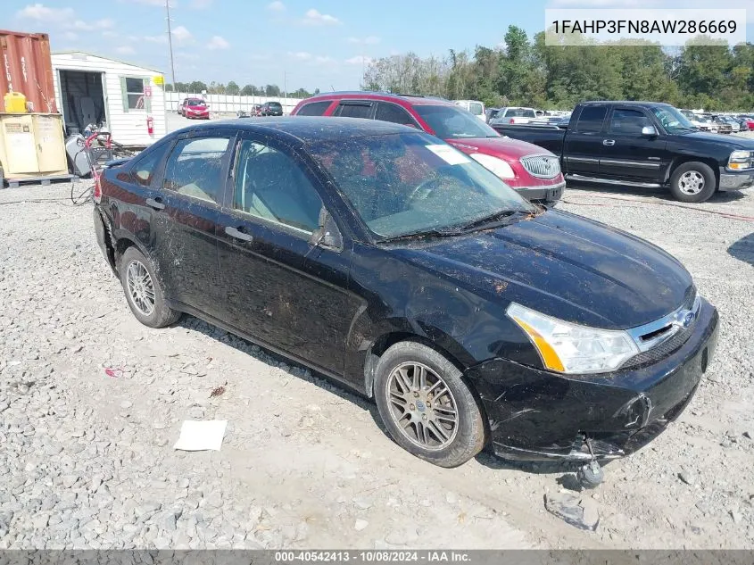 1FAHP3FN8AW286669 2010 Ford Focus Se