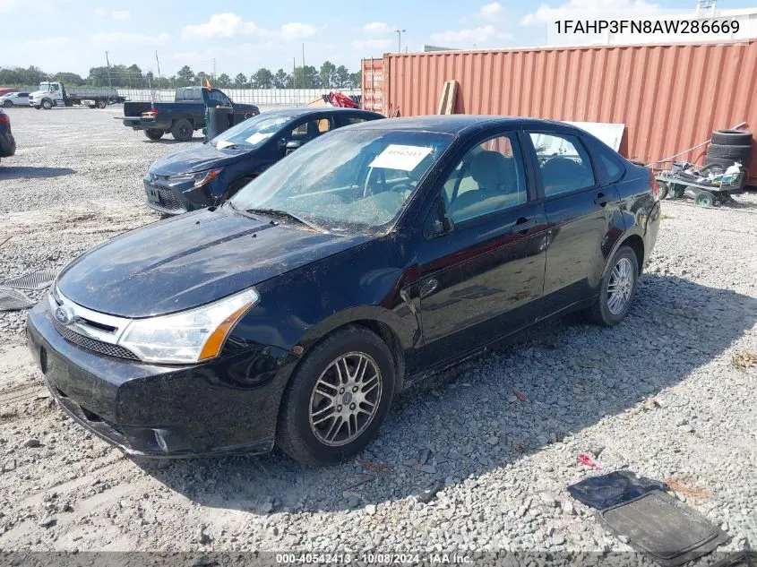 1FAHP3FN8AW286669 2010 Ford Focus Se