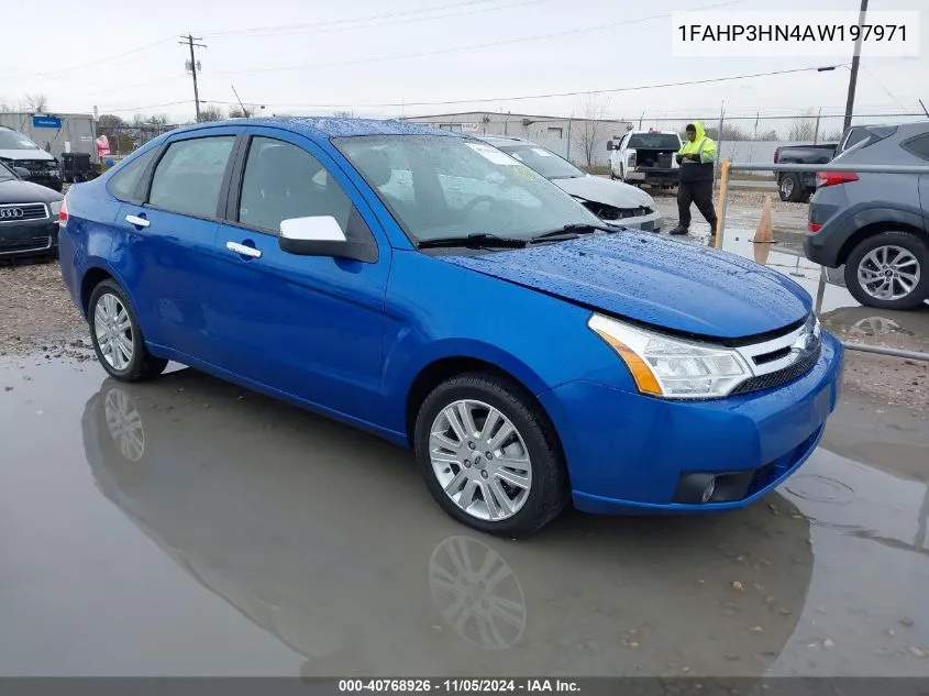 1FAHP3HN4AW197971 2010 Ford Focus Sel