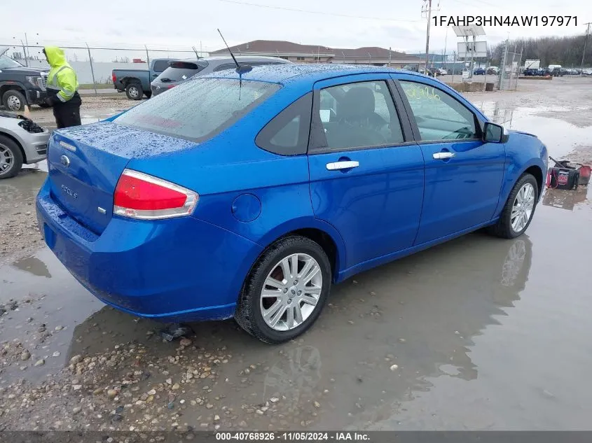 1FAHP3HN4AW197971 2010 Ford Focus Sel