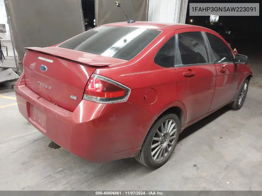 2010 Ford Focus Ses VIN: 1FAHP3GN5AW223091 Lot: 40806861