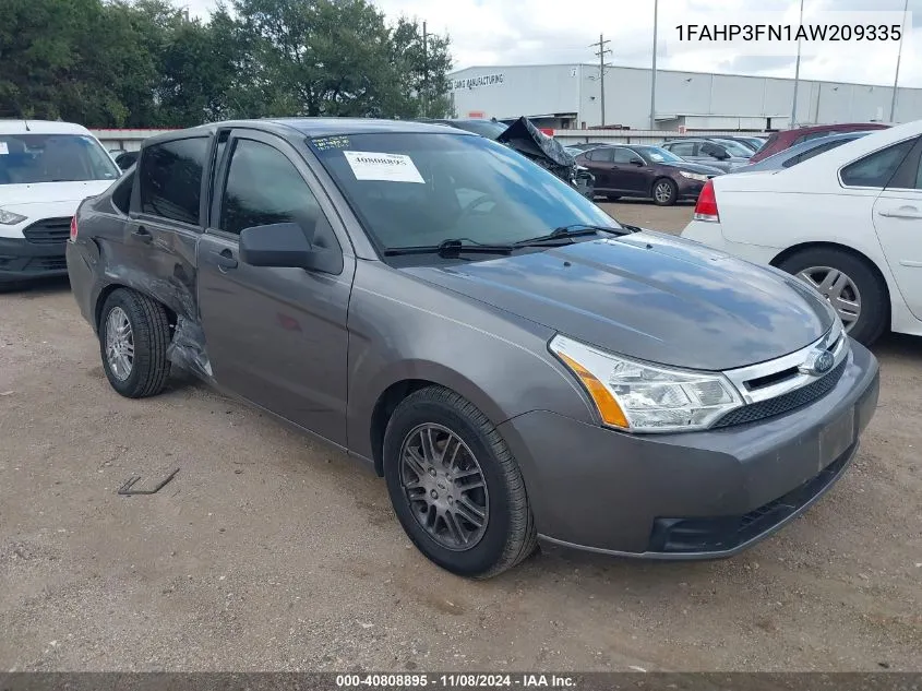 1FAHP3FN1AW209335 2010 Ford Focus Se