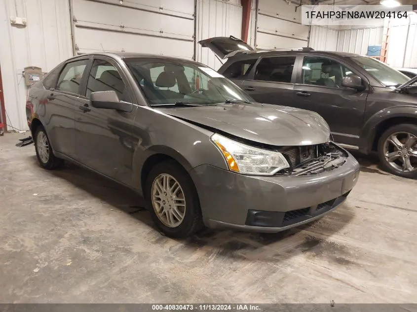 1FAHP3FN8AW204164 2010 Ford Focus Se