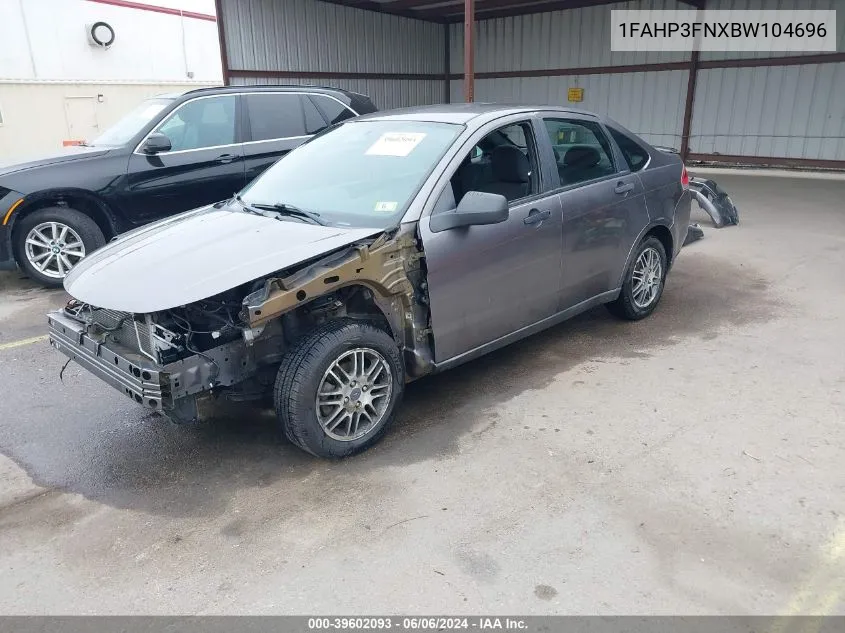 1FAHP3FNXBW104696 2011 Ford Focus Se