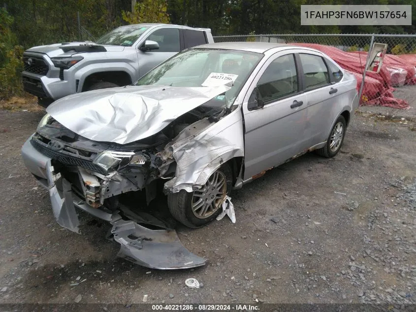 1FAHP3FN6BW157654 2011 Ford Focus Se