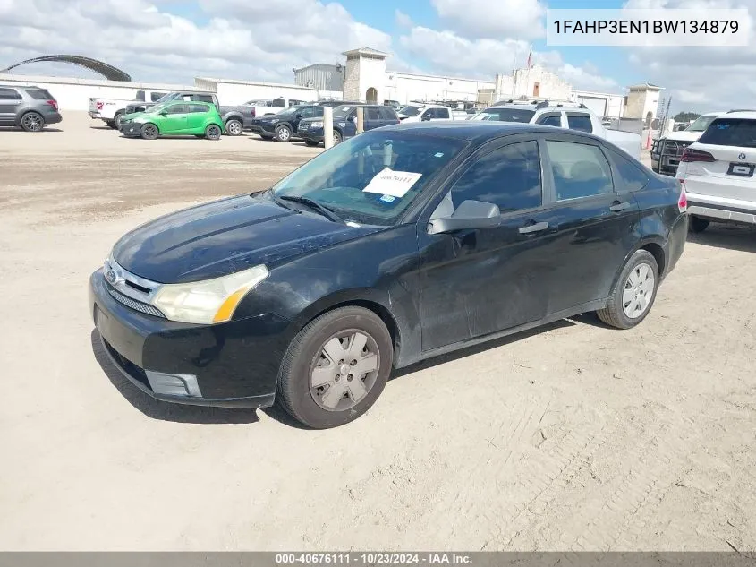 2011 Ford Focus S VIN: 1FAHP3EN1BW134879 Lot: 40676111