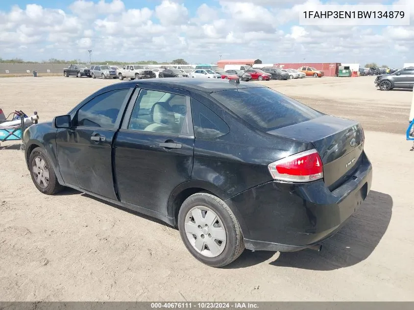 2011 Ford Focus S VIN: 1FAHP3EN1BW134879 Lot: 40676111