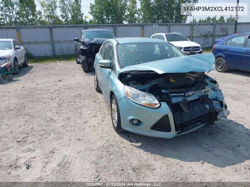 2012 Ford Focus Sel VIN: 1FAHP3M2XCL412172 Lot: 12052097