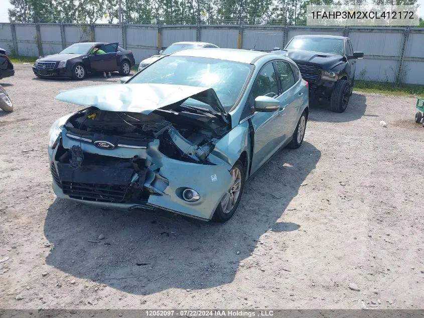 2012 Ford Focus Sel VIN: 1FAHP3M2XCL412172 Lot: 12052097