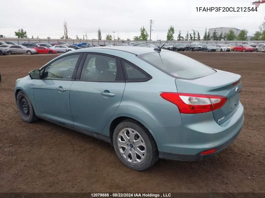 1FAHP3F20CL212544 2012 Ford Focus Se