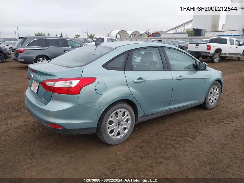 1FAHP3F20CL212544 2012 Ford Focus Se