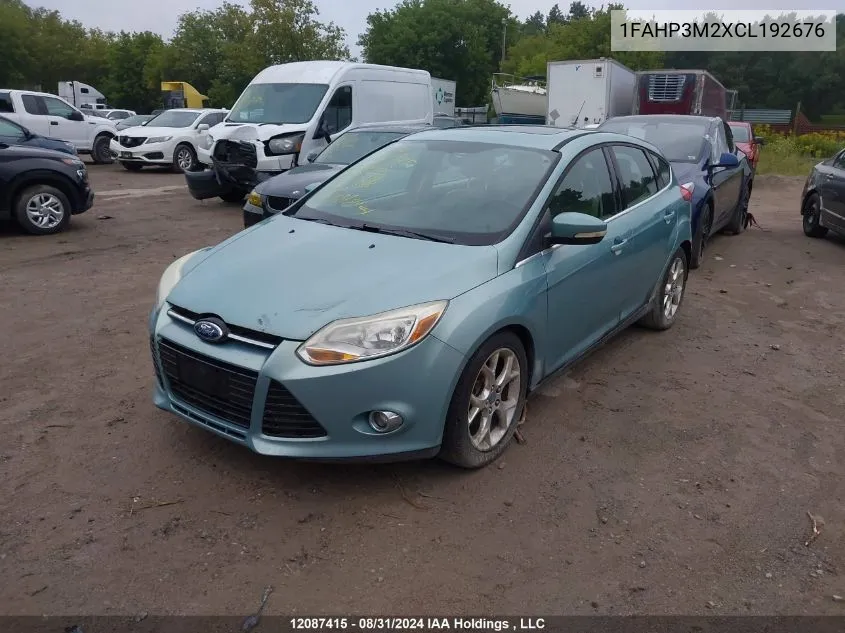 2012 Ford Focus Sel VIN: 1FAHP3M2XCL192676 Lot: 12087415