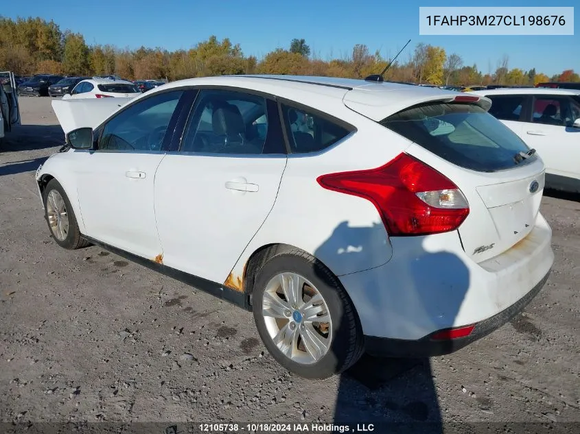 2012 Ford Focus Sel VIN: 1FAHP3M27CL198676 Lot: 12105738