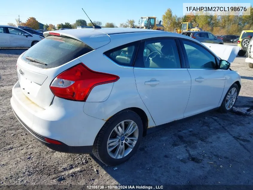 2012 Ford Focus Sel VIN: 1FAHP3M27CL198676 Lot: 12105738