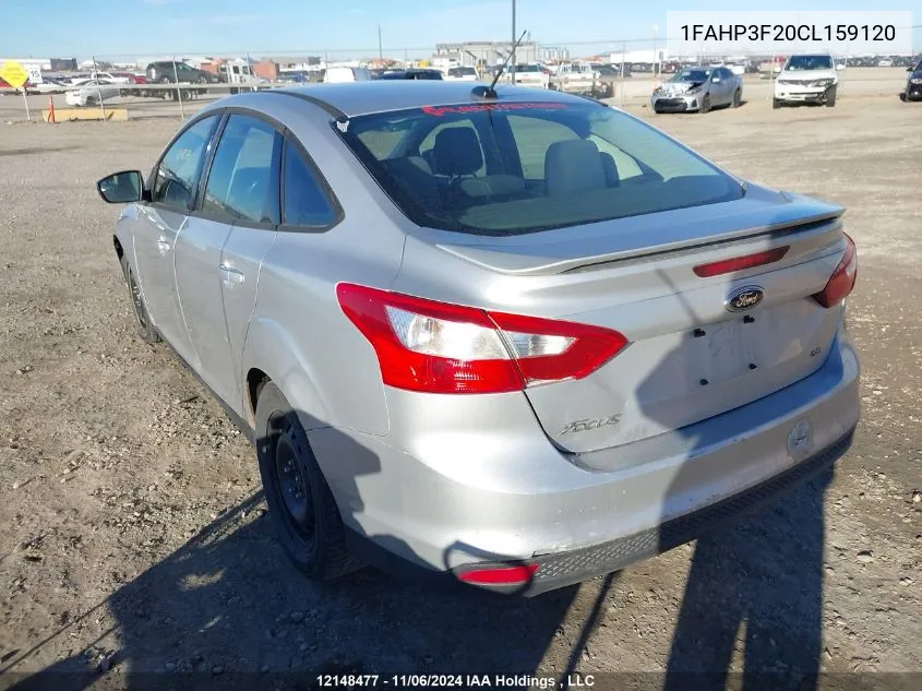 2012 Ford Focus Se VIN: 1FAHP3F20CL159120 Lot: 12148477