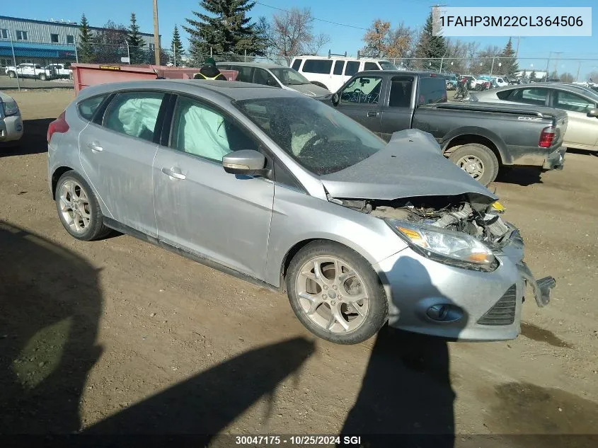 2012 Ford Focus Sel VIN: 1FAHP3M22CL364506 Lot: 30047175