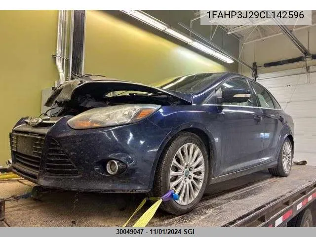 2012 Ford Focus Titanium VIN: 1FAHP3J29CL142596 Lot: 30049047