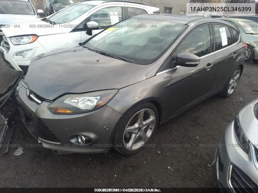 1FAHP3N25CL346399 2012 Ford Focus Titanium