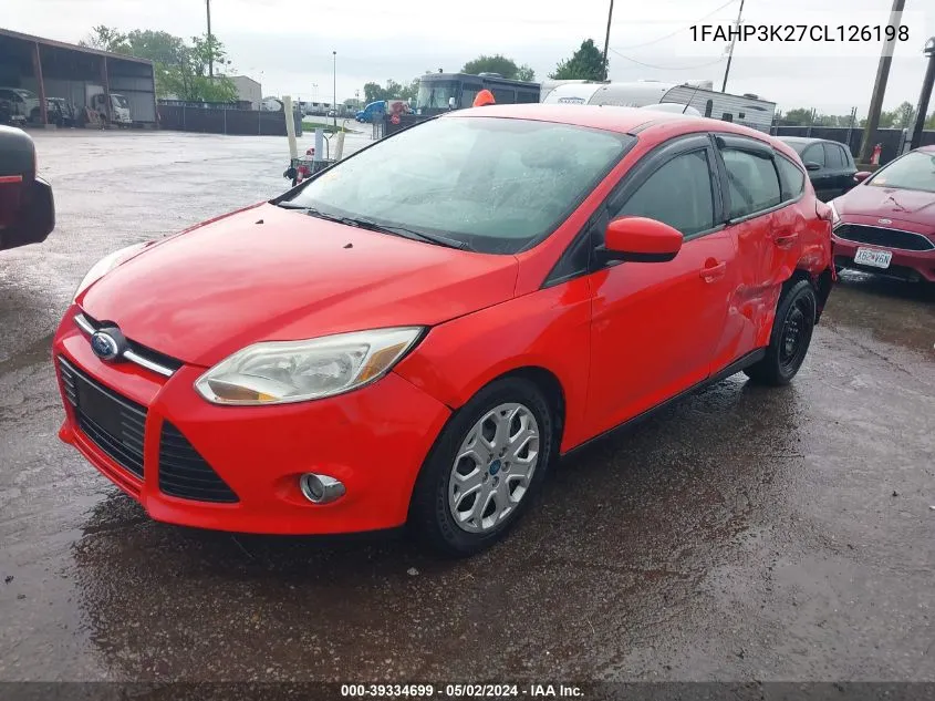 1FAHP3K27CL126198 2012 Ford Focus Se