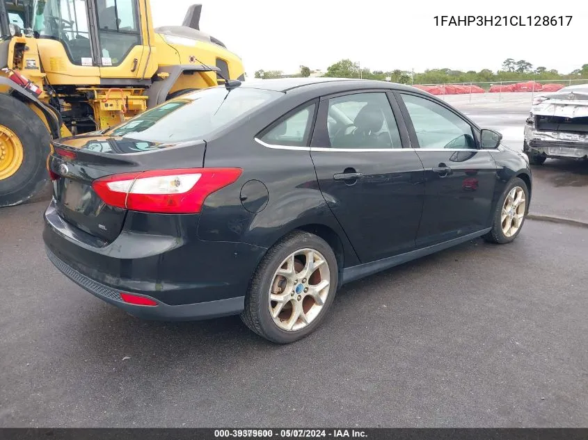 2012 Ford Focus Sel VIN: 1FAHP3H21CL128617 Lot: 39379600