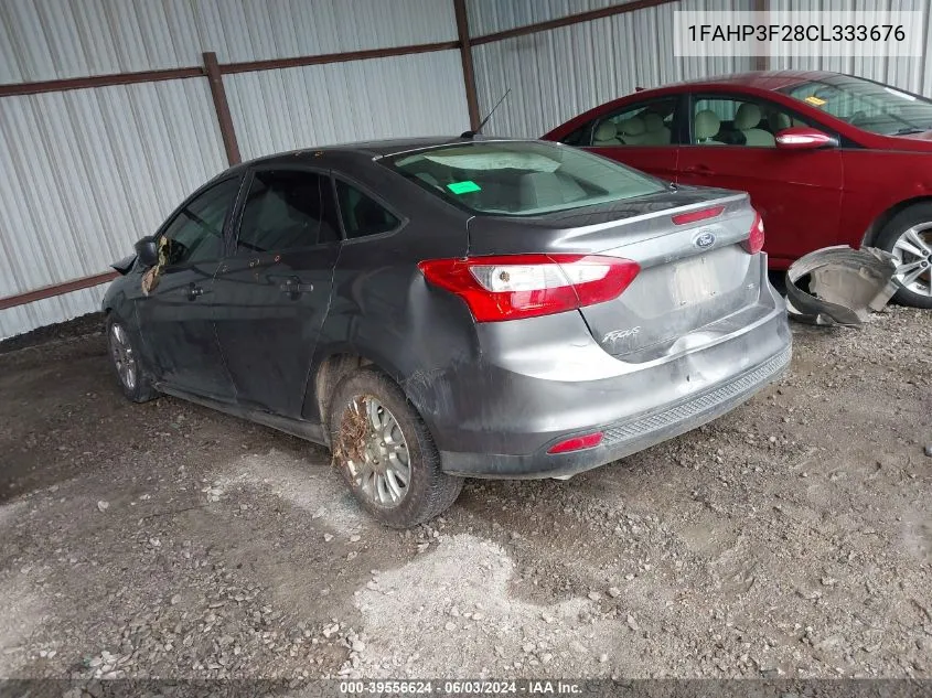 2012 Ford Focus Se VIN: 1FAHP3F28CL333676 Lot: 39556624