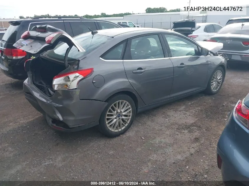 1FAHP3H24CL447672 2012 Ford Focus Sel