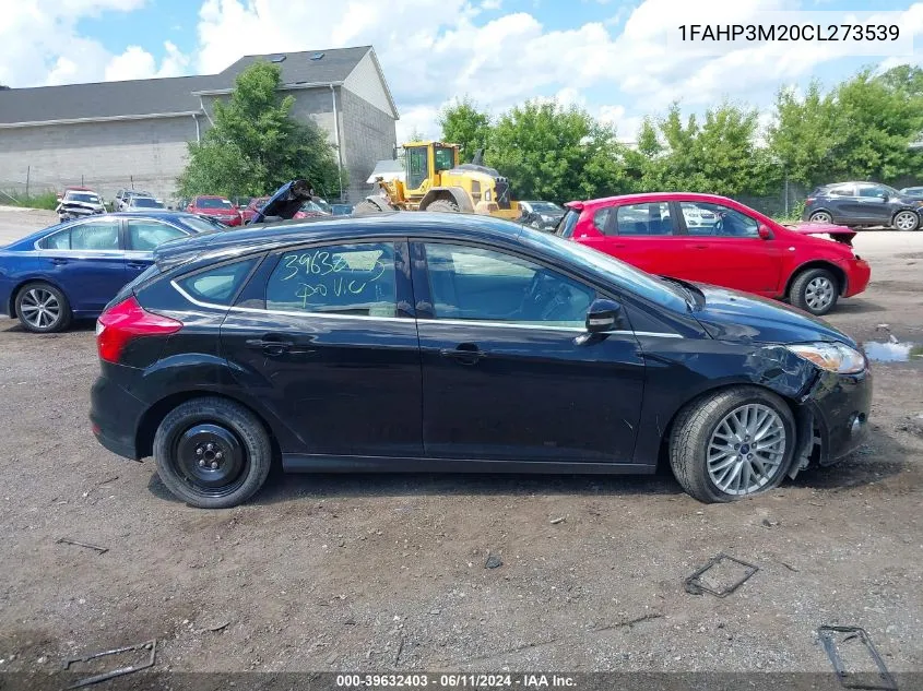 2012 Ford Focus Sel VIN: 1FAHP3M20CL273539 Lot: 39632403