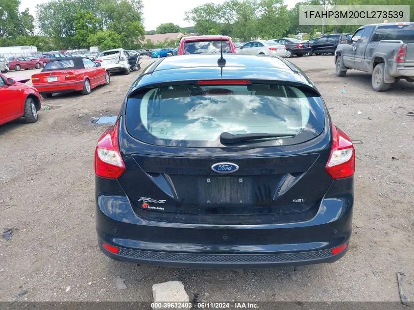 2012 Ford Focus Sel VIN: 1FAHP3M20CL273539 Lot: 39632403