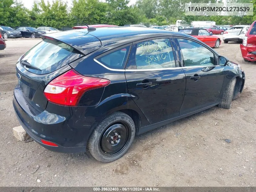 2012 Ford Focus Sel VIN: 1FAHP3M20CL273539 Lot: 39632403