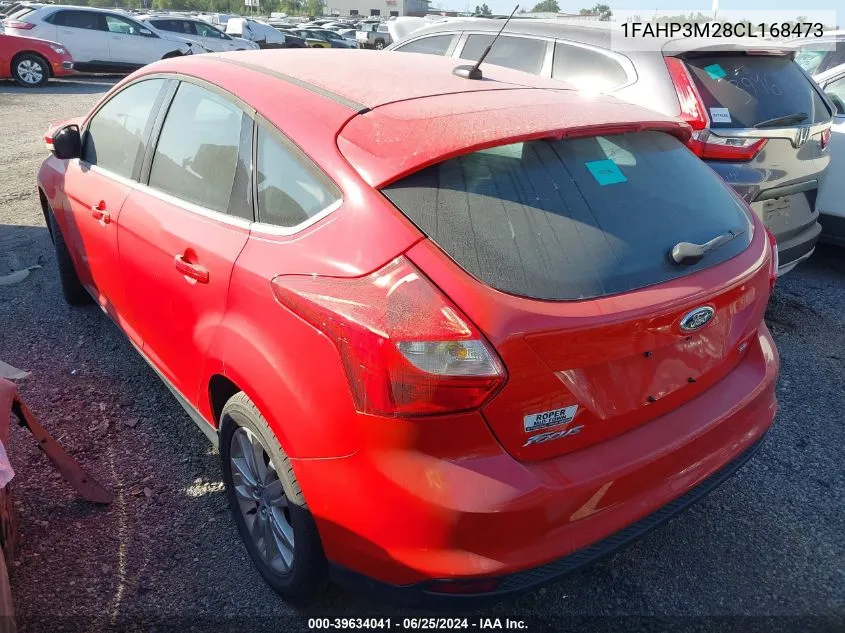 2012 Ford Focus Sel VIN: 1FAHP3M28CL168473 Lot: 39634041