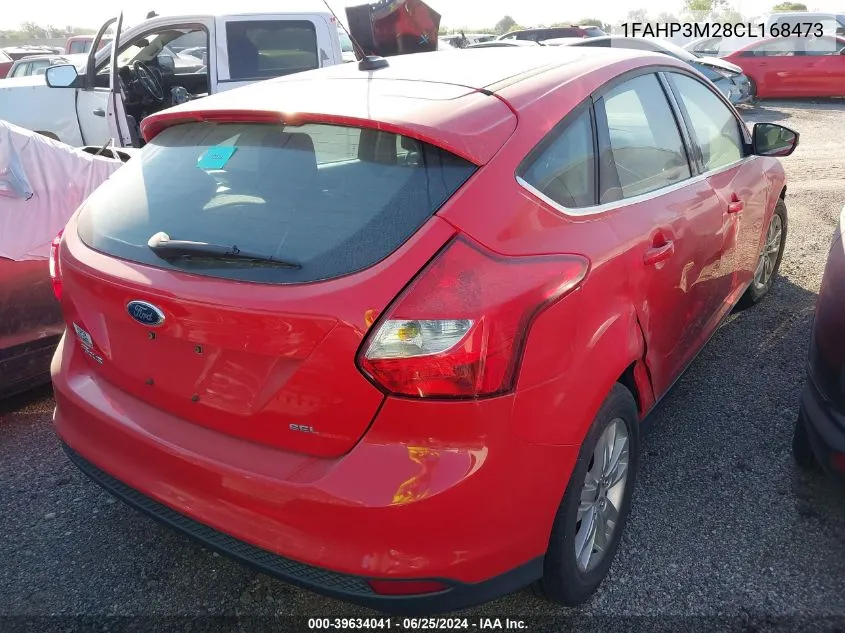 2012 Ford Focus Sel VIN: 1FAHP3M28CL168473 Lot: 39634041