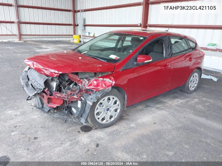 1FAHP3K23CL421105 2012 Ford Focus Se