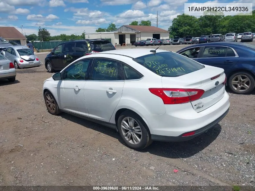 1FAHP3H22CL349336 2012 Ford Focus Sel