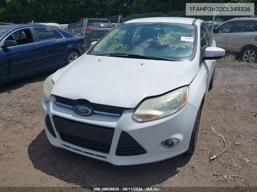 2012 Ford Focus Sel VIN: 1FAHP3H22CL349336 Lot: 39639630