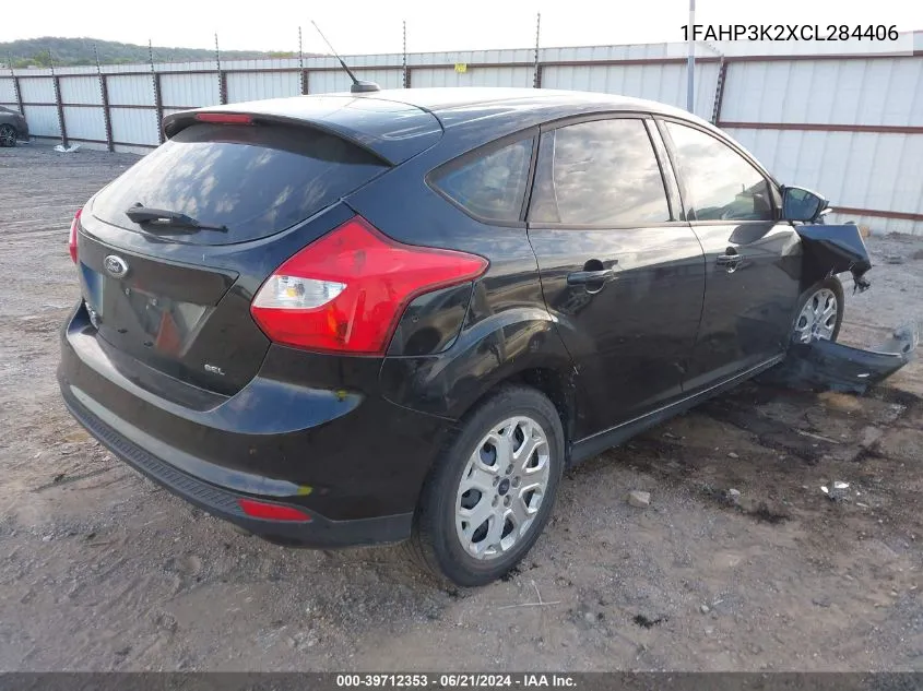 1FAHP3K2XCL284406 2012 Ford Focus Se