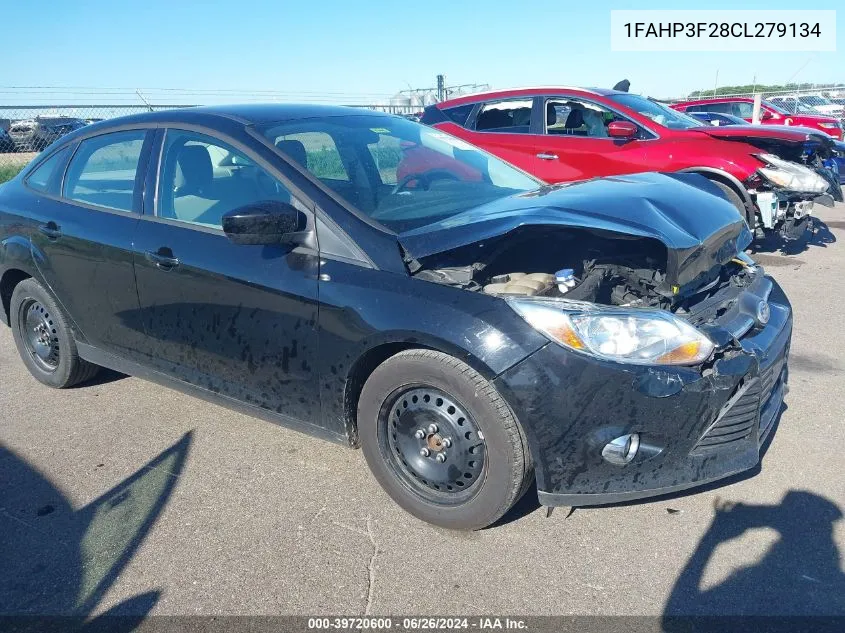 2012 Ford Focus Se VIN: 1FAHP3F28CL279134 Lot: 39720600