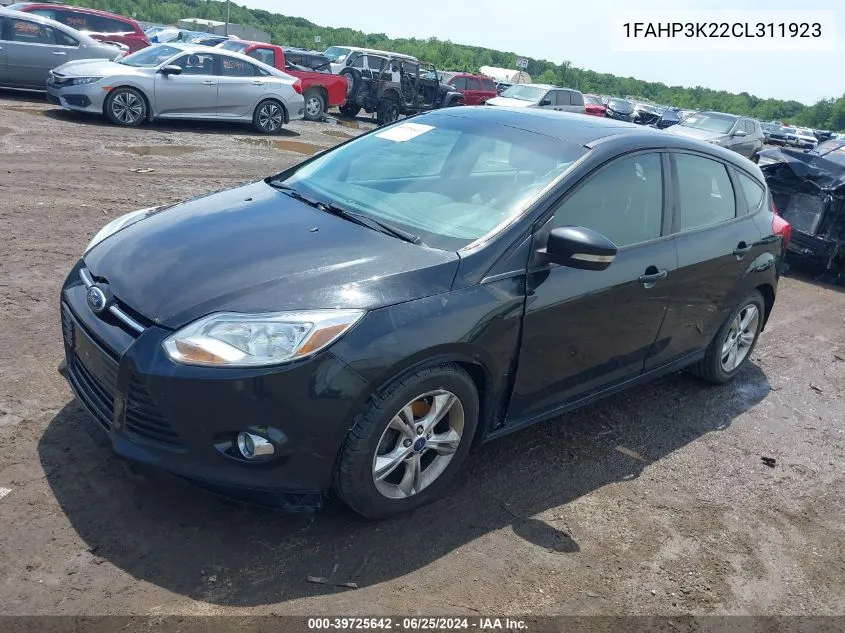 1FAHP3K22CL311923 2012 Ford Focus Se