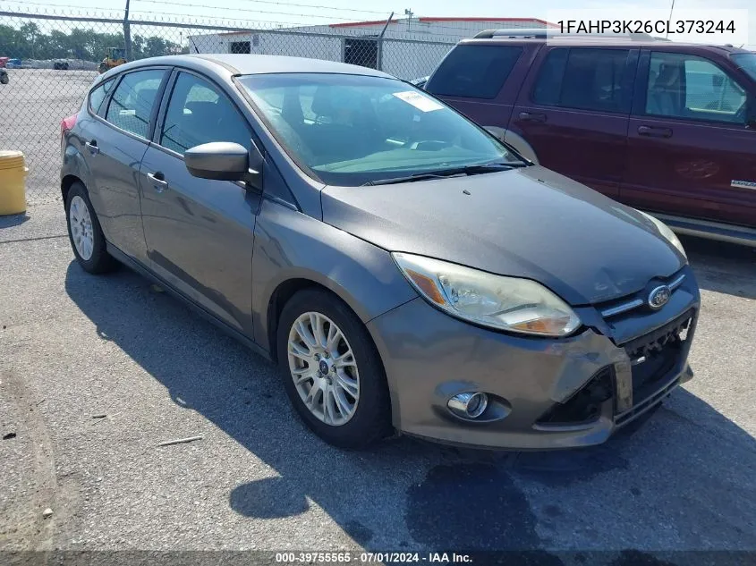 2012 Ford Focus Se VIN: 1FAHP3K26CL373244 Lot: 39755565