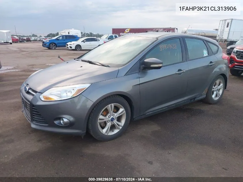 1FAHP3K21CL313906 2012 Ford Focus Se