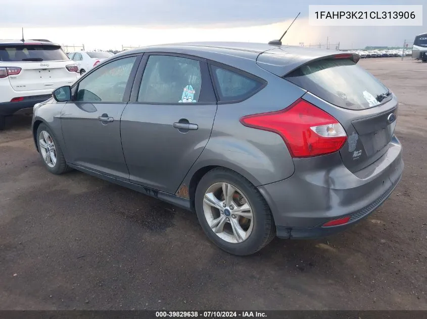 1FAHP3K21CL313906 2012 Ford Focus Se