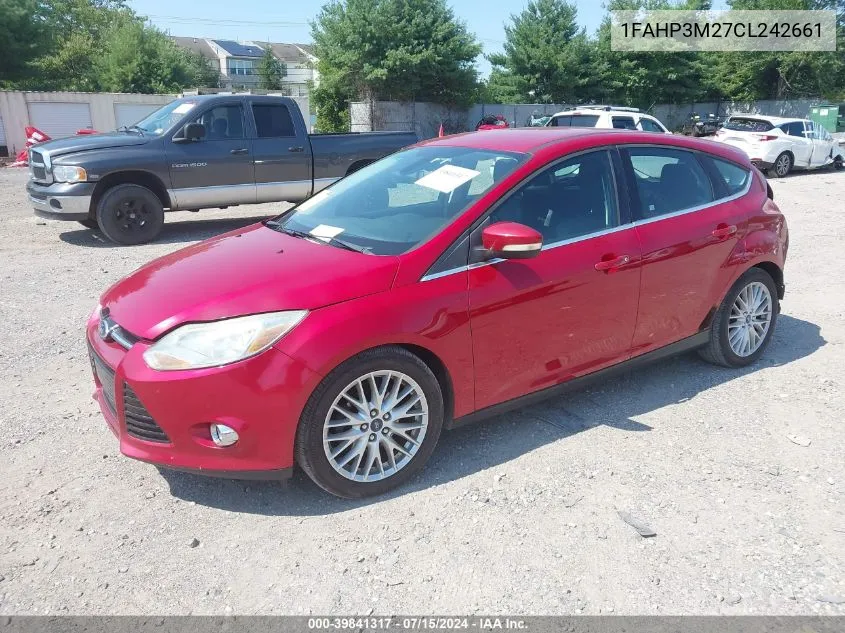 1FAHP3M27CL242661 2012 Ford Focus Sel