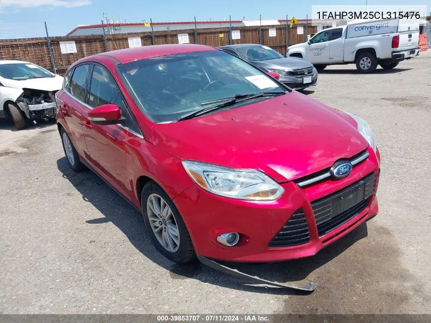 2012 Ford Focus Sel VIN: 1FAHP3M25CL315476 Lot: 39853707