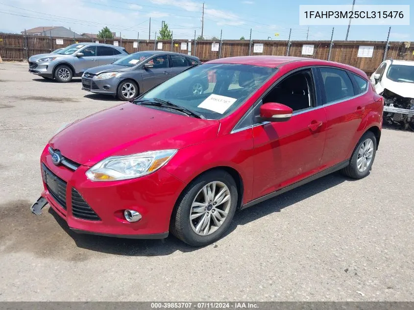 1FAHP3M25CL315476 2012 Ford Focus Sel